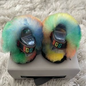UGG Fluff yea infant Slides.